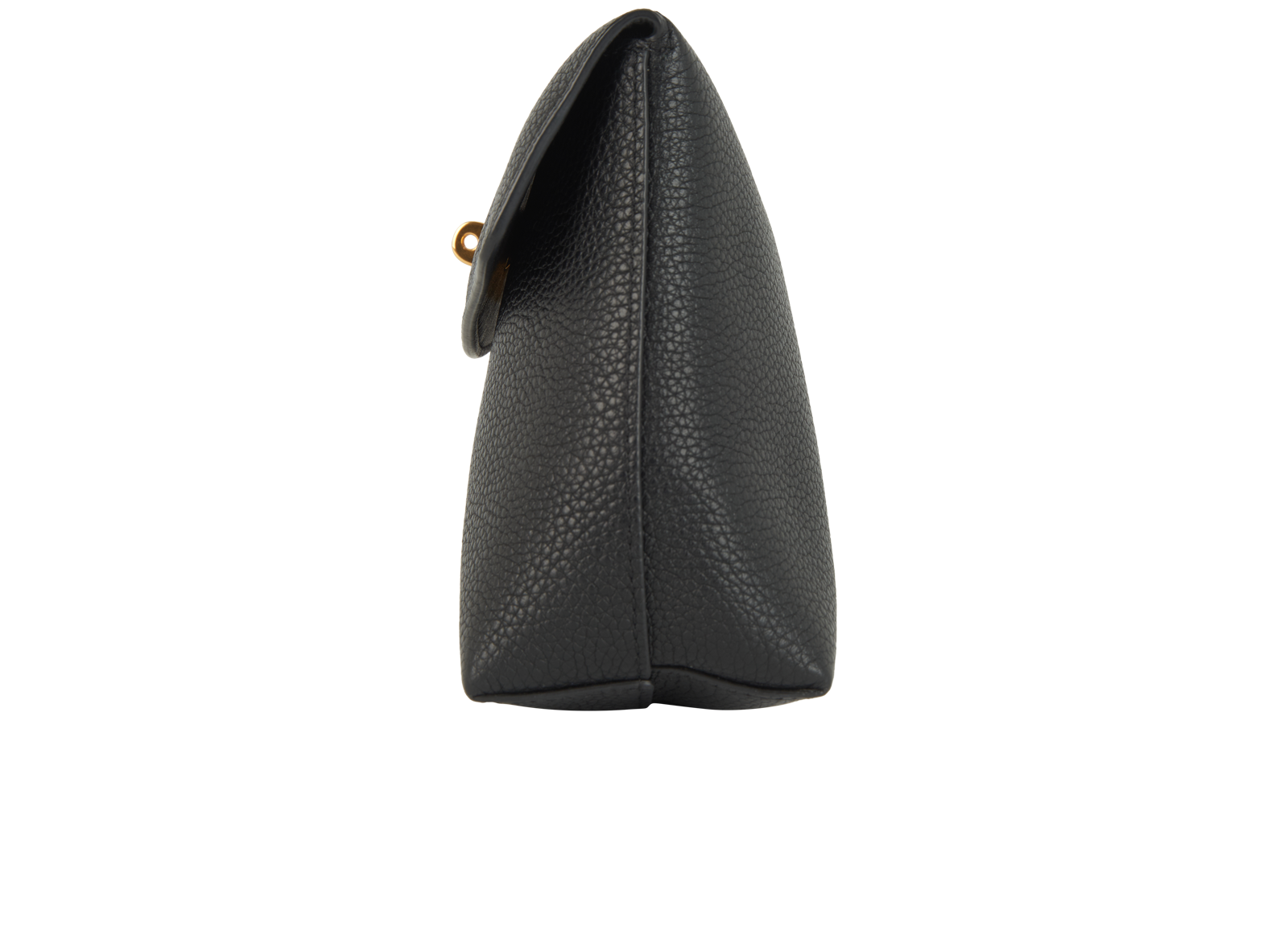 Mulberry Darley Cosmetic Pouch, &pound;210, Accessories, Black, Leather, Bottom view